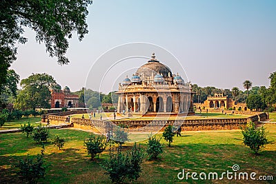 Humayun's Tomb in Delhi, India Editorial Stock Photo